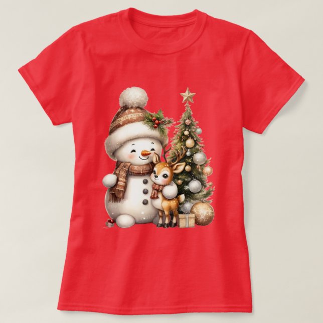 Matching Family Christmas T-Shirt | Festive Holida (Design Front)