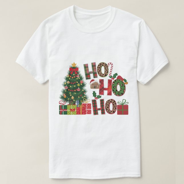 Matching Family Christmas T-Shirt | Festive Holida (Design Front)