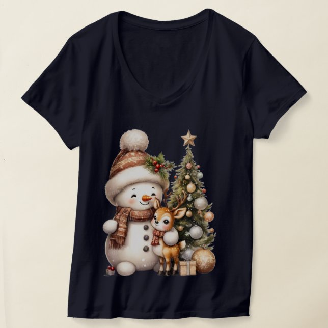 Matching Family Christmas T-Shirt | Festive Holida (Laydown)