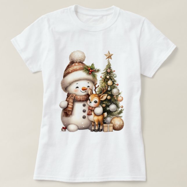 Matching Family Christmas T-Shirt | Festive Holida (Design Front)