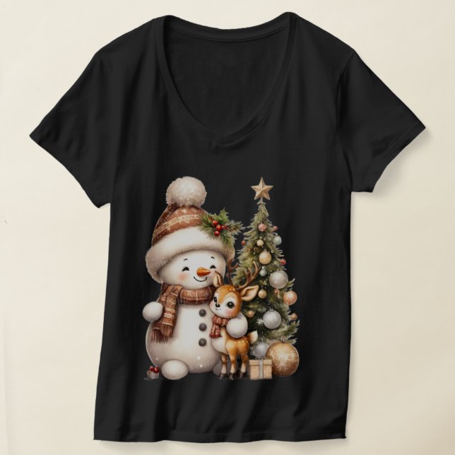 Matching Family Christmas T-Shirt | Festive Holida (Laydown)
