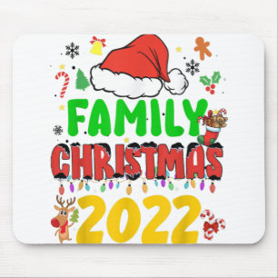 Matching Family Christmas Team Santa Elf Squad Paj Mouse Pad