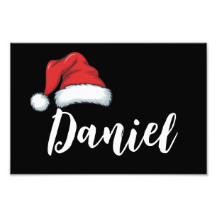Matching Family Christmas Xmas Personalised Name  Photo Print