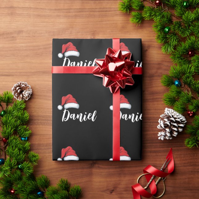 Matching Family Christmas Xmas Personalised Name  Wrapping Paper (Holiday Gift)