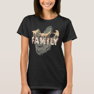 Matching Family Dinosaur Footprint Marching Dinosa T-Shirt
