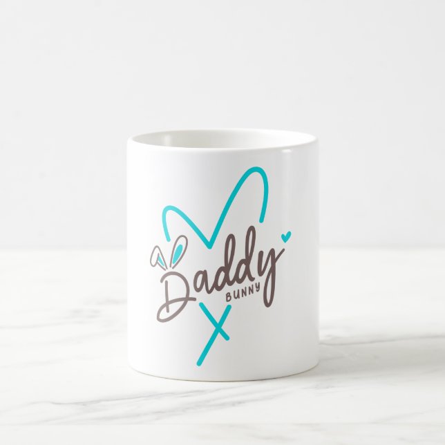 Matching Family Easter Daddy Bunny Coffee Mug (Center)