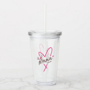 Matching Family Easter Mama Bunny Acrylic Tumbler