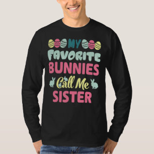 Matching Family Easter Party I'm The Sister Bunny T-Shirt