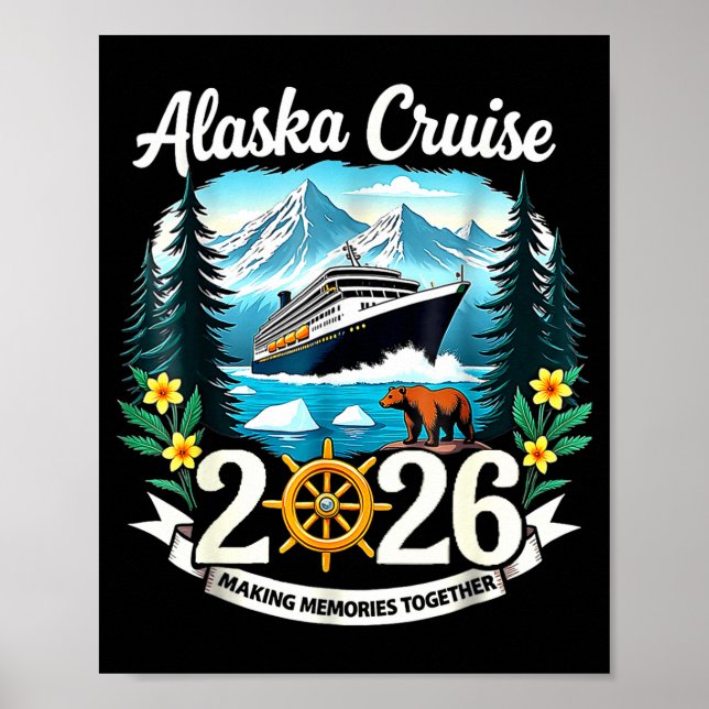 Matching Family Friends And Group Alaska Cruise 20 Poster (Front)