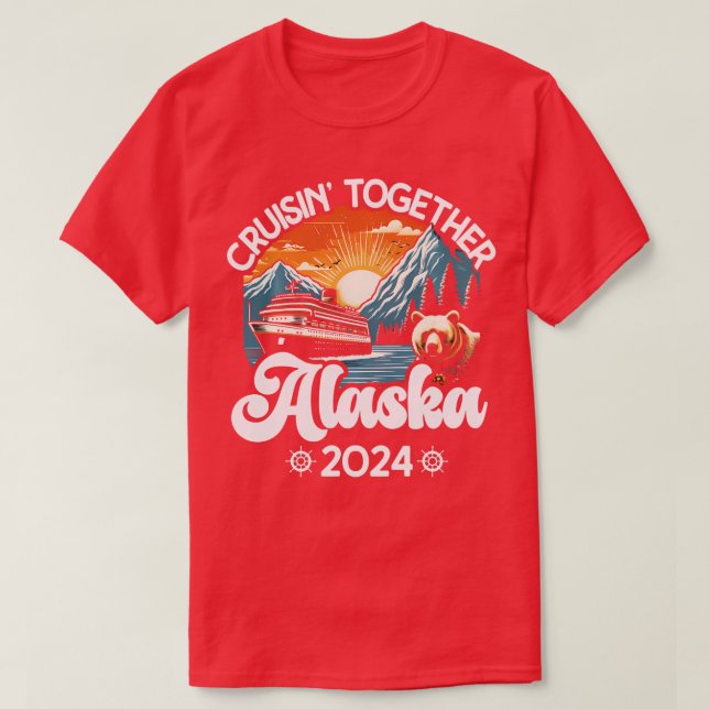 Matching Family Friends and Group Alaska Cruise 20 T-Shirt (Design Front)