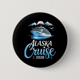 Matching Family Friends and Group Alaskan Alaska 6 Cm Round Badge