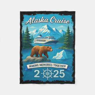 Matching Family Friends And Group Alaskan Alaska C Fleece Blanket