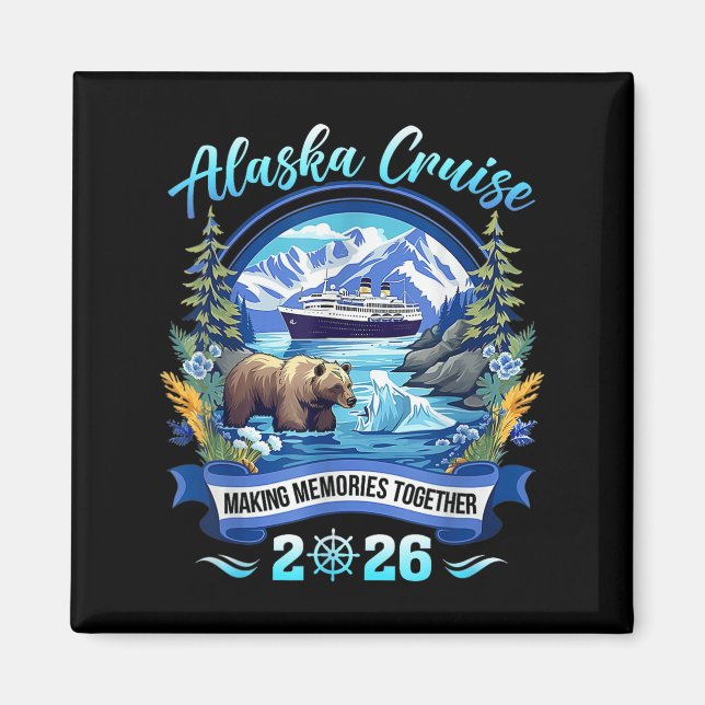 Matching Family Friends And Group Alaskan Alaska C Magnet (Front)