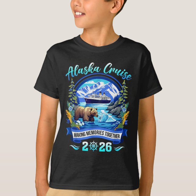 Matching Family Friends And Group Alaskan Alaska C T-Shirt (Front)