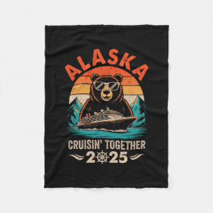 Matching Family Friends And Group Crusin' Alaska C Fleece Blanket