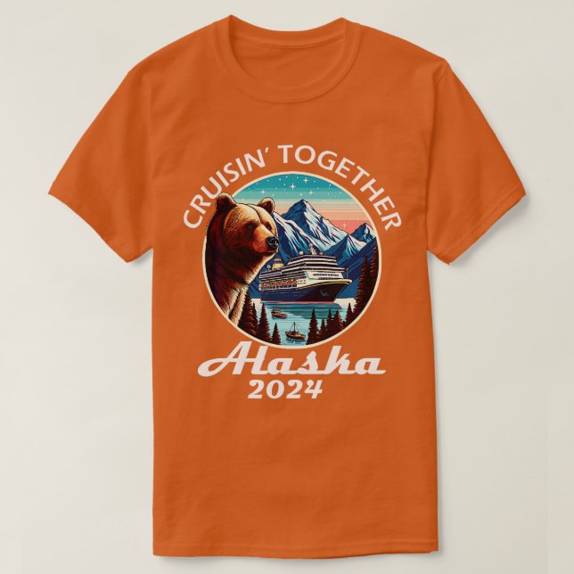 Matching Family Friends Group Alaska Cruise Vacati T-Shirt (Design Front)