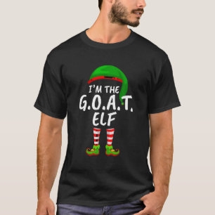 Matching Family Funny I m The G O A T Elf Christma T-Shirt