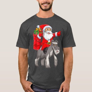 Matching Family Funny Santa Ride Wire Fo Terrier C T-Shirt