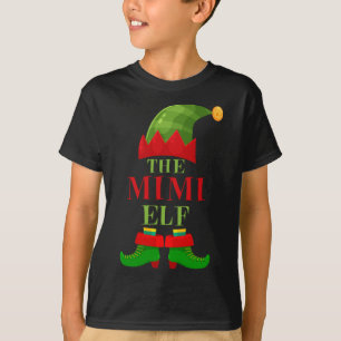 Matching Family Funny The Mimi ELF Christmas PJ T-Shirt