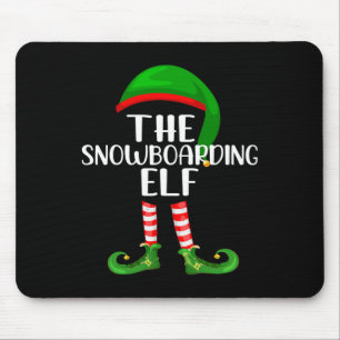 Matching Family Group Christmas The Snowboarding E Mouse Pad
