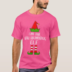 Matching Family Group I'm The Bah Humbug Elf Chris T-Shirt