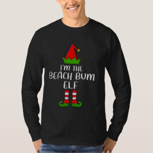 Matching Family Group I'm The Beach Bum Elf Christ T-Shirt