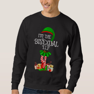 Matching Family Group I'm The Bisexual Elf Christm Sweatshirt