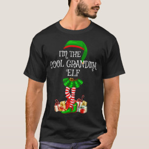 Matching Family Group I'm The Cool Grandma Elf Chr T-Shirt