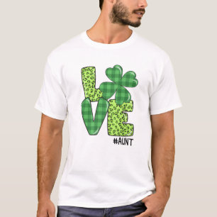 Matching Family Love Aunt Shamrock Funny Patricks T-Shirt