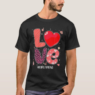 Matching Family Love Girlfriend Funny Heart Couple T-Shirt