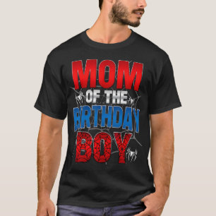 Matching Family Mum Of The Birthday Boy Shirt Spid