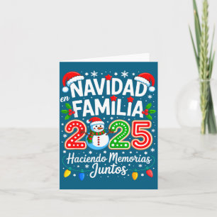 Matching Family Pajamas Navidad En Familia Christm Card
