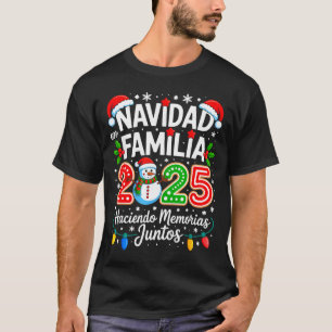 Matching Family Pajamas Navidad En Familia Christm T-Shirt