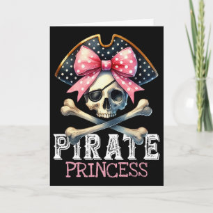 Matching Family Pirate Birthday Party School Kids Card