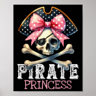 Matching Family Pirate Birthday Party School Kids  Poster