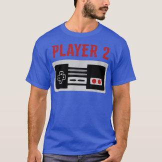 Matching Family  Player 2 Video Game  T-Shirt