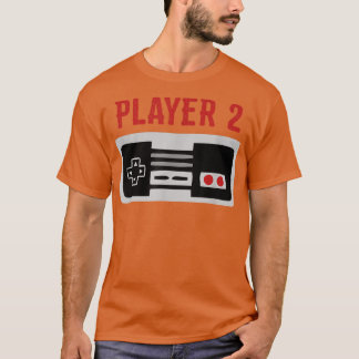 Matching Family  Player 2 Video Game  T-Shirt