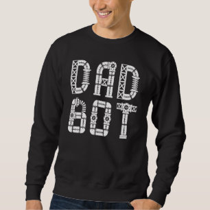 Matching Family Robot Father's Day Dad Bot Sweatshirt