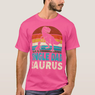 Matching Family Single Dadsaurus T-Rex Dinosaur Fo T-Shirt
