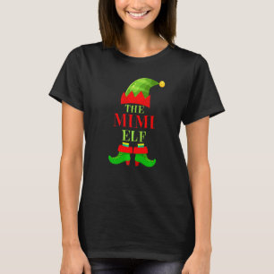 Matching Family The Mimi Elf Christmas Pj Group T-Shirt