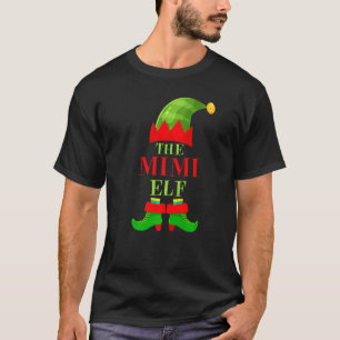 Matching Family The Mimi Elf Christmas Pj Group T-Shirt