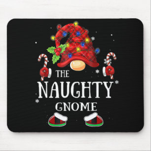 Matching Family The Naughty Gnome Christmas Group  Mouse Pad