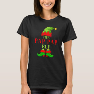 Matching Family The Pap Pap Elf Christmas Pj Group T-Shirt