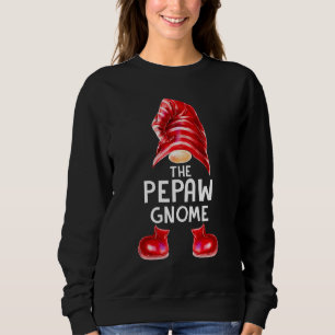 Matching Family The Pepaw Gnome Christmas Pj Group Sweatshirt