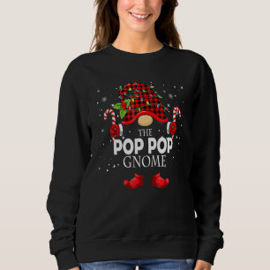 Matching Family  The Pop Pop Gnome Christmas Pj Gr Sweatshirt
