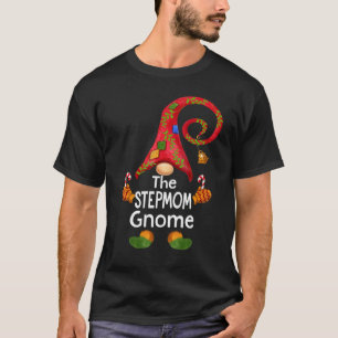 Matching Family  The Stepmom Gnome Christmas Pj Gr T-Shirt