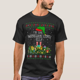 Matching Family Ugly I'm The Barbeque Elf Christm T-Shirt