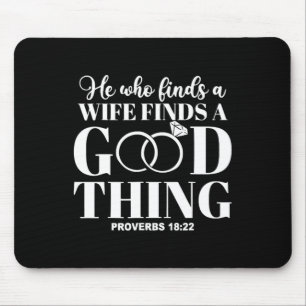 Matching Family Vacation 2023 He Who Finds A Wife Mouse Pad
