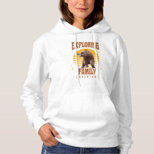 Matching Family Vacation Bear Adventure Style Hoodie
