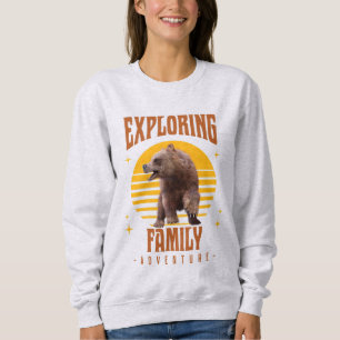 Matching Family Vacation Bear Adventure Style Sweatshirt